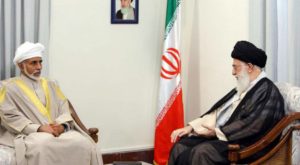 دیدار سلطان قابوس با آیت الله خامنه ای