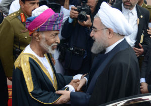 دیدار سلطان قابوس با روحانی