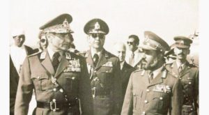 دیدار سلطان قابوس و محمدرضا شاه پهلوی